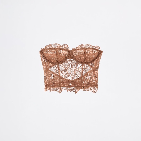 Zara Other - ZARA STRAPLESS UNDERWIRE CORSET